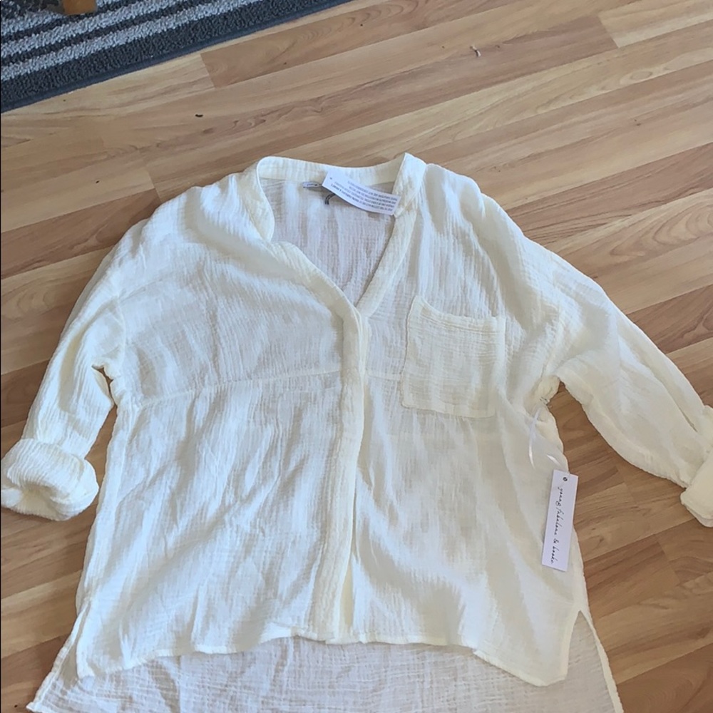 SOLD Young Fabulous and Broke Button Down Shirt - Picture 1 of 1
